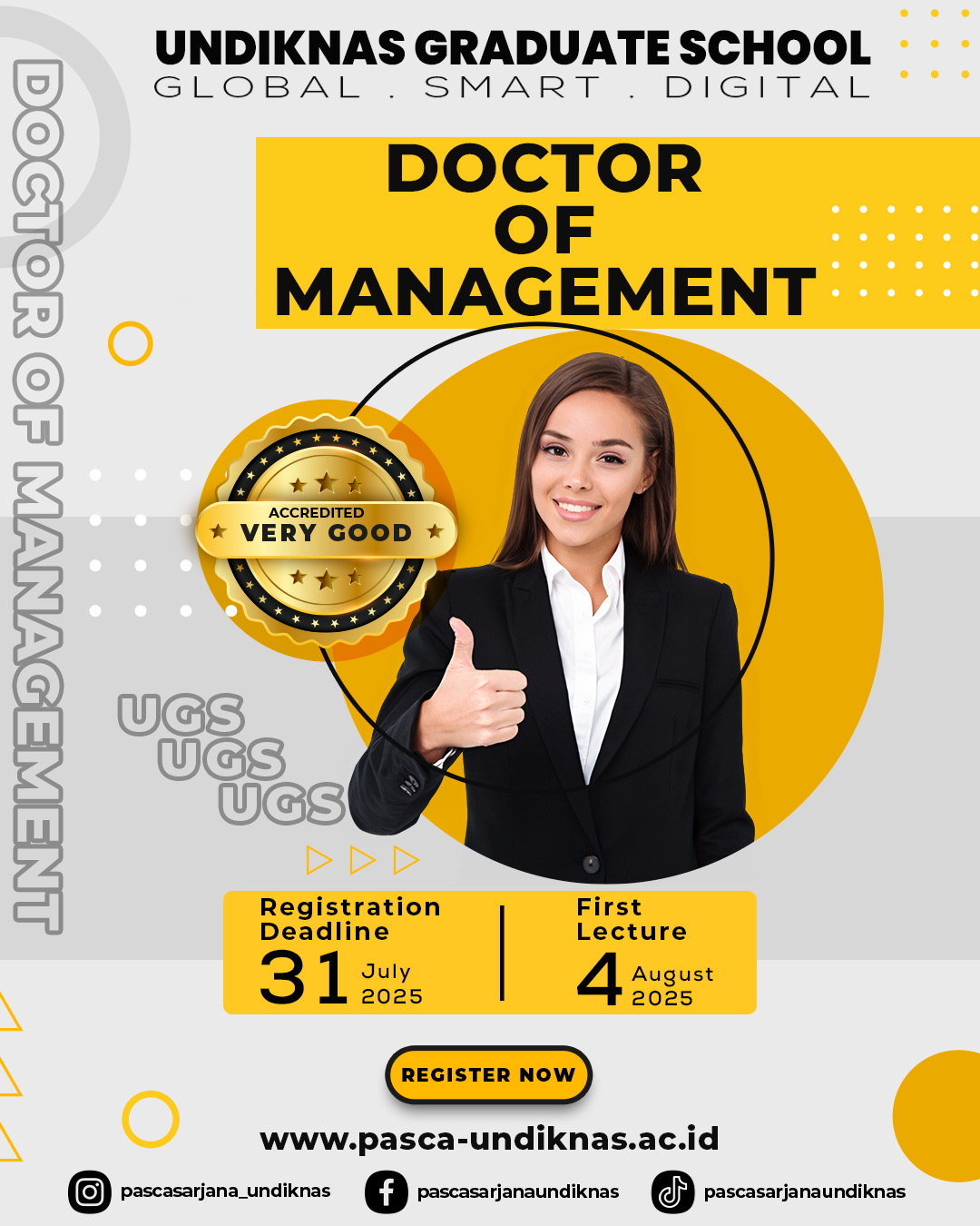 Advertisement of Doctor of Management